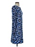 MICHAEL Michael Kors Print Blue Casual Dress Size S - photo 4