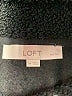 Ann Taylor LOFT 100% Polyester Fair Isle Black Fleece Size M (petite) - photo 6