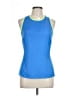 Nike 100% Polyester Blue Active Tank Size L - photo 1