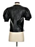 Saylor 100% Polyurethane Black Short Sleeve Blouse Size S - photo 2
