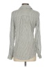 Sim & Sam 100% Rayon Stripes Gray Long Sleeve Button-Down Shirt Size S - photo 2