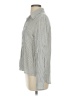 Sim & Sam 100% Rayon Stripes Gray Long Sleeve Button-Down Shirt Size S - photo 5