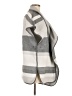 Hinge 100% Cotton Gray Poncho Size Med - Lg - photo 4