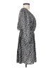 Cooperative 100% Polyester Print Gray Black Casual Dress Size S - photo 4