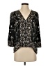 Odd Molly 100% Viscose Black 3/4 Sleeve Blouse Size Sm (1) - photo 1