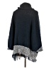 Assorted Brands 100% Polyester Blue Poncho One size - photo 2