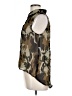 Truth 100% Polyester Camo Green Sleeveless Blouse Size L - photo 5