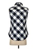 Crown & Ivy 100% Polyester Argyle Blue Vest Size XS - photo 2