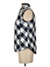 Crown & Ivy 100% Polyester Argyle Blue Vest Size XS - photo 5