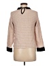 Shein 100% Polyester Tweed Tan Long Sleeve Blouse Size 6 - photo 2