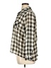 Faded Glory 100% Polyester Checkered-gingham Gray 3/4 Sleeve Blouse Size XL - photo 5