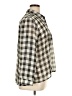 Faded Glory 100% Polyester Checkered-gingham Gray 3/4 Sleeve Blouse Size XL - photo 4
