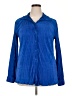 Unbranded Blue Long Sleeve Blouse Size XXL - photo 1