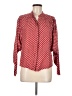 Joie 100% Viscose Polka Dots Red Long Sleeve Blouse Size M (estimated) - photo 1
