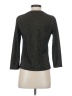 DKNY Gray 3/4 Sleeve Top Size S - photo 2