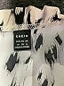 Shein Animal Print Ivory 3/4 Sleeve Blouse Size 6 - photo 7