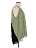Bellatrix 100% Polyester Green Sleeveless Blouse Size L - photo 4