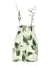 Assorted Brands 100% Rayon Tropical Green White Dress Size 4 - photo 1