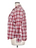 Unbranded 100% Cotton Plaid Red Long Sleeve Button-Down Shirt Size XXL (estimated) - photo 5