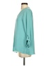 The Limited 100% Polyester Teal 3/4 Sleeve Blouse Size XS - photo 5