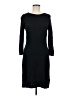 Mossimo Solid Black Casual Dress Size M - photo 1