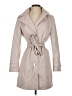 Calvin Klein 100% Polyester Tan Pink Trenchcoat Size S (petite) - photo 1