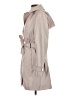 Calvin Klein 100% Polyester Tan Pink Trenchcoat Size S (petite) - photo 5