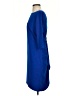 Halston Heritage 100% Polyester Solid Blue Cocktail Dress Size 2 - photo 5