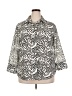 Westbound Animal Print Silver 3/4 Sleeve Blouse Size 18 - photo 1
