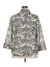 Westbound Animal Print Silver 3/4 Sleeve Blouse Size 18 - photo 2