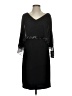 Alexa B Black Cocktail Dress Size 4 - photo 1