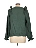 Shein 100% Cotton Green Long Sleeve Blouse Size L - photo 2