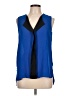 My Michelle Blue Sleeveless Blouse Size L - photo 1