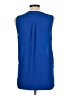 My Michelle Blue Sleeveless Blouse Size L - photo 2