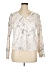 Danskin White Long Sleeve Henley Size XL - photo 1