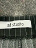 AF Studio Stripes Black Casual Pants Size L - photo 7