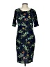 Lularoe Print Blue Cocktail Dress Size L - photo 1