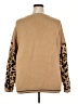 RACHEL Rachel Roy Animal Print Gold Pullover Sweater Size 2X - photo 2