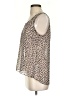 CAbi 100% Polyester Tan Sleeveless Blouse Size S - photo 5