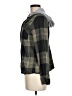 Justify 100% Cotton Plaid Green Jacket Size M - photo 5