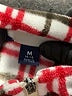 Lands' End 100% Polyester Plaid Red Pullover Sweater Size M - photo 8