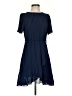 Unbranded 100% Polyester Solid Blue Casual Dress Size S - photo 1