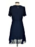 Unbranded 100% Polyester Solid Blue Casual Dress Size S - photo 2