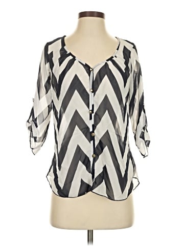 A'gaci 3/4 Sleeve Blouse (view 1)