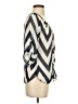 A'gaci Chevron-herringbone Silver White 3/4 Sleeve Blouse Size S - photo 4