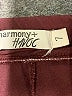Harmony + Havoc Color Block Burgundy Track Pants Size 7 - photo 7