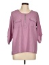 Cathy 100% Polyester Pink 3/4 Sleeve Blouse Size L - photo 1