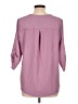 Cathy 100% Polyester Pink 3/4 Sleeve Blouse Size L - photo 2