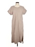 Lush Solid Tan Casual Dress Size M - photo 1
