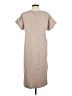 Lush Solid Tan Casual Dress Size M - photo 2